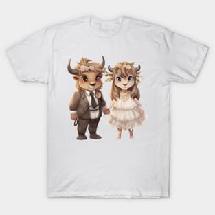 Wildebeest Couple Gets Married T-Shirt